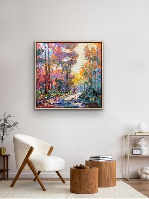 Road through the Forest 11 - Original Art - Gold Coast Gallery Of ArtJos Coufreur
