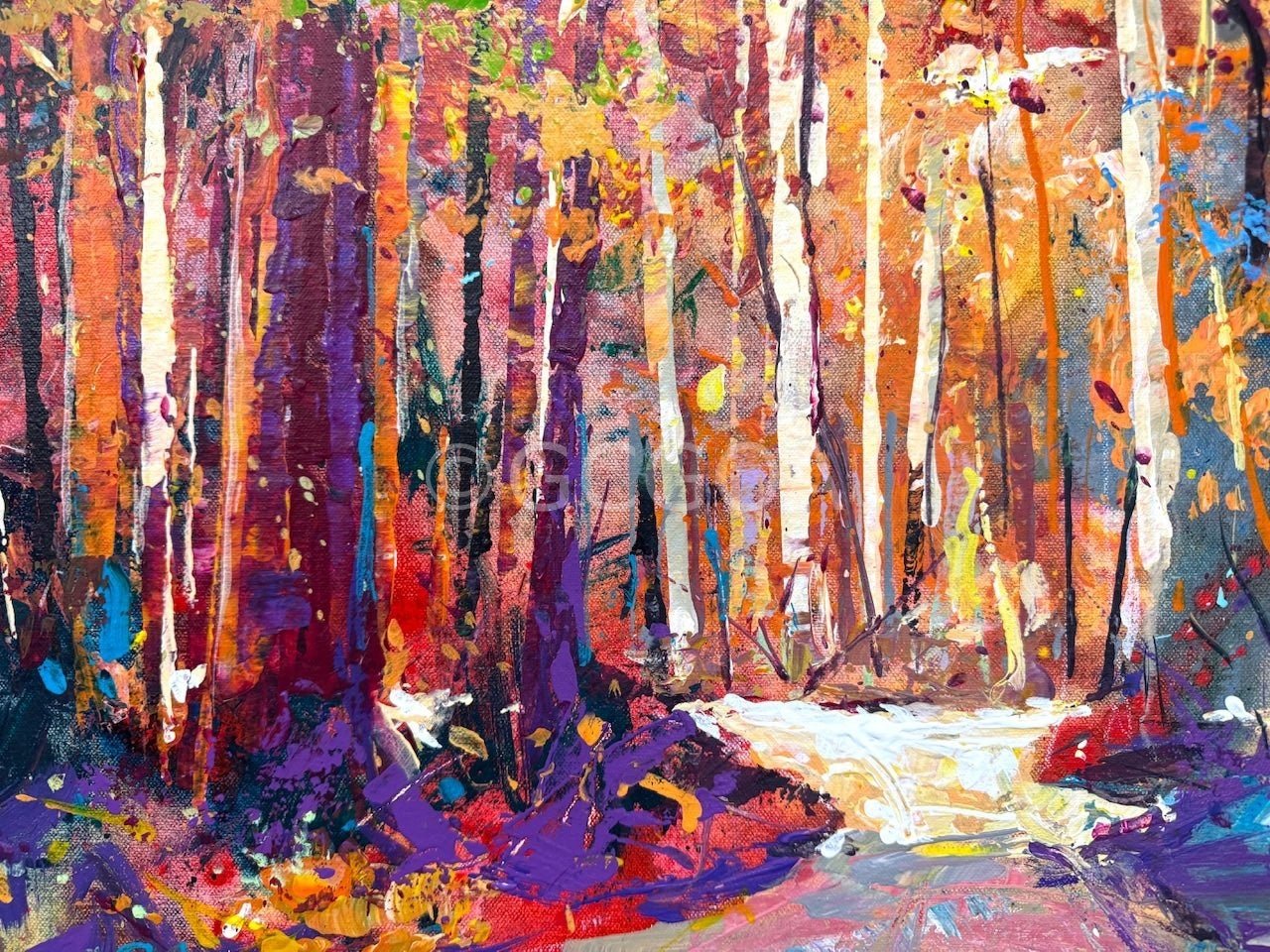 Road through the Forest 12 - Original Art - Gold Coast Gallery Of ArtJos Coufreur