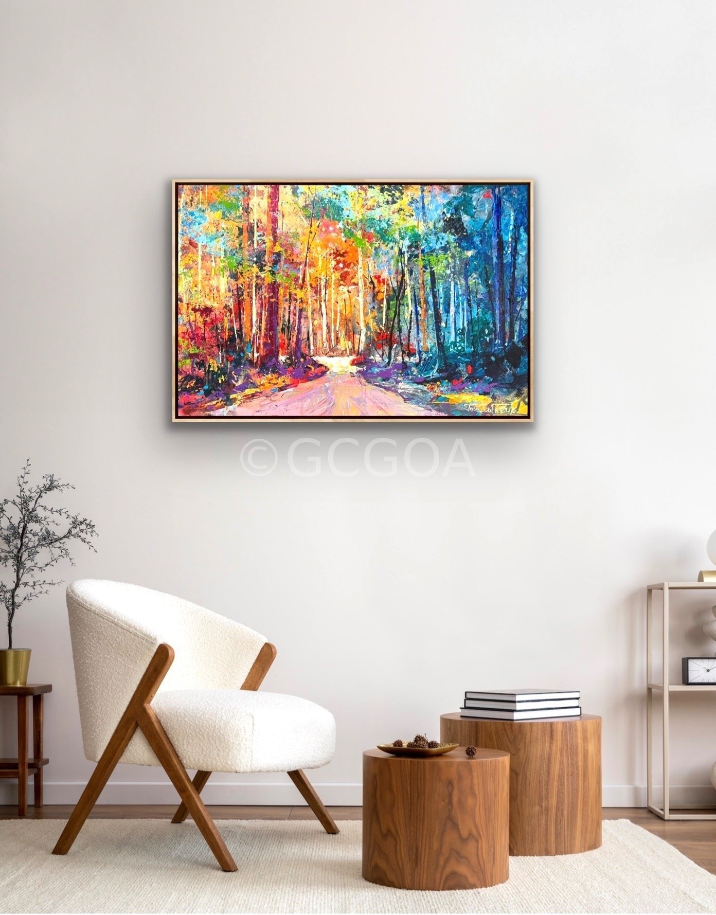 Road through the Forest 12 - Original Art - Gold Coast Gallery Of ArtJos Coufreur