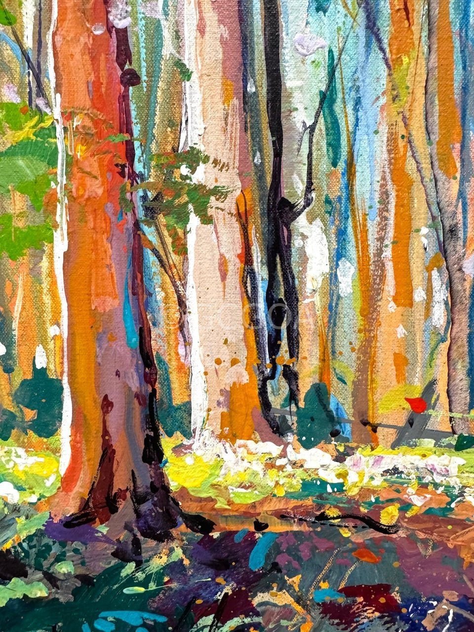 Road through the Forest 14 - Original Art - Gold Coast Gallery Of ArtJos Coufreur