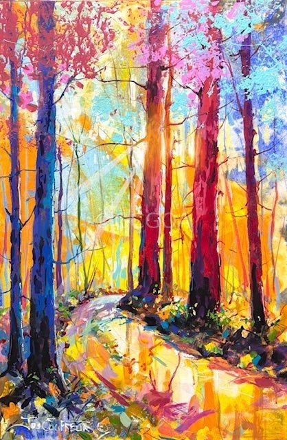 Road through the Forest 15 - Original Art - Gold Coast Gallery Of ArtJos Coufreur