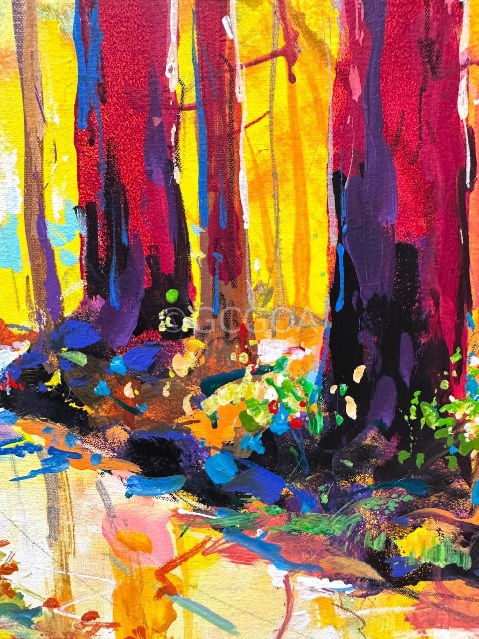 Road through the Forest 15 - Original Art - Gold Coast Gallery Of ArtJos Coufreur
