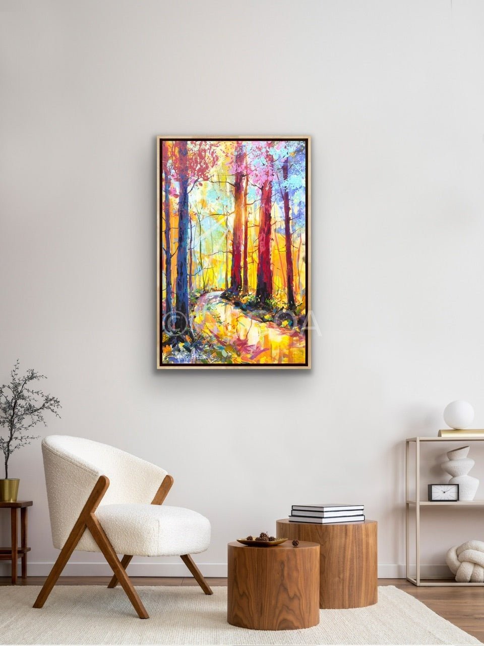 Road through the Forest 15 - Original Art - Gold Coast Gallery Of ArtJos Coufreur