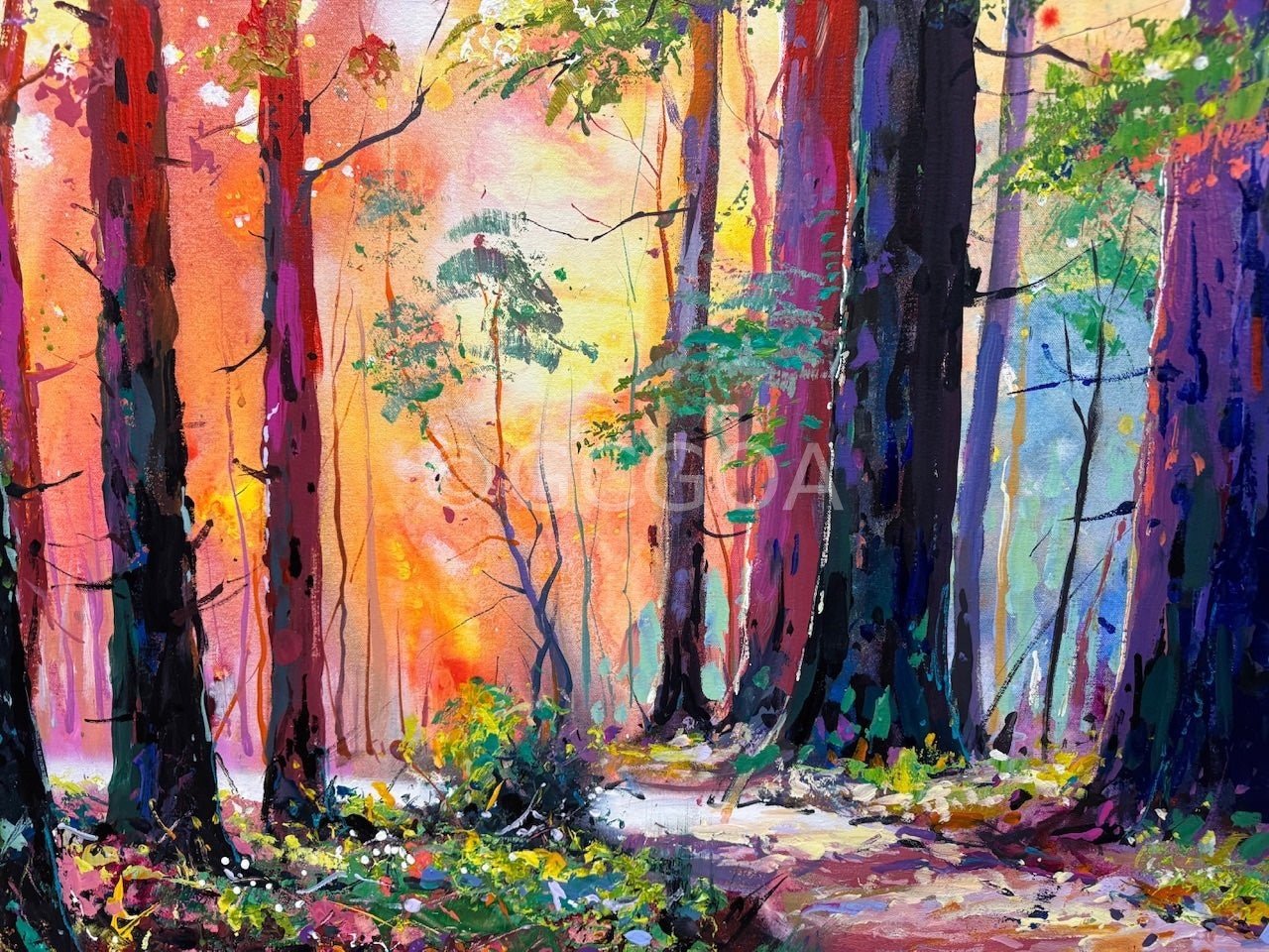 Road through the Forest 17 - Gold Coast Gallery Of Artjos coufreur