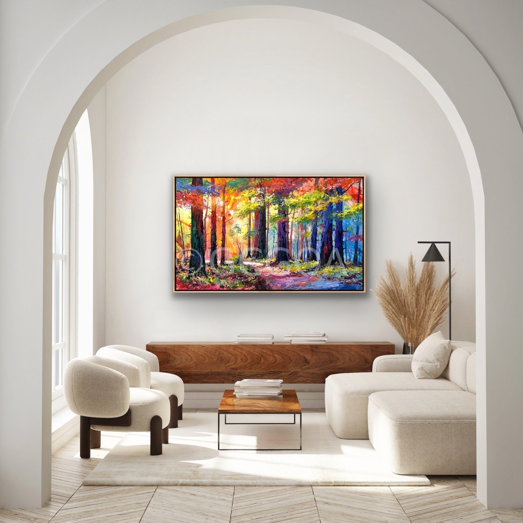 Road through the Forest 17 - Gold Coast Gallery Of Artjos coufreur