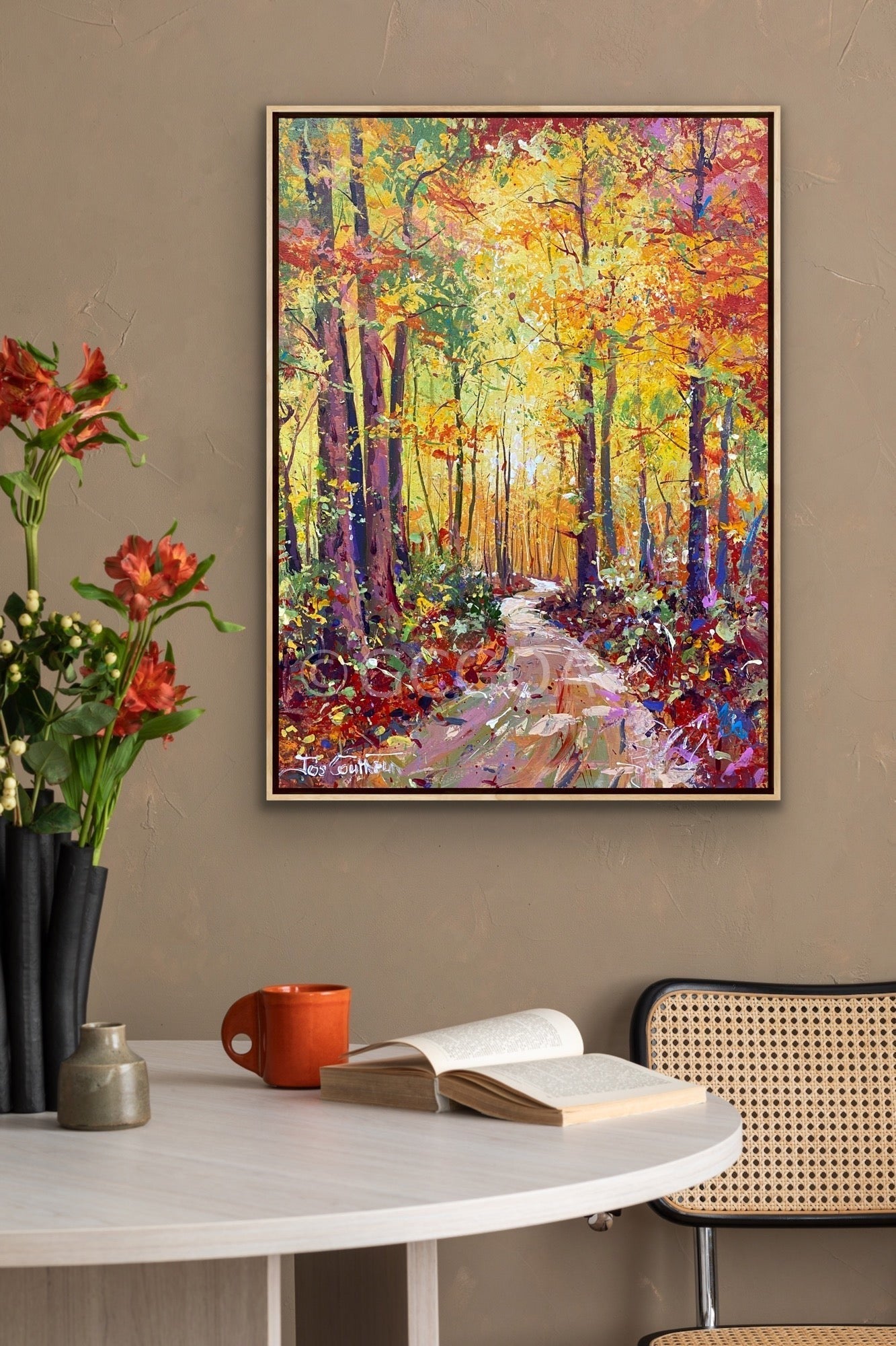 Road through the Forest 5 - Original Art - Gold Coast Gallery Of ArtJos Coufreur