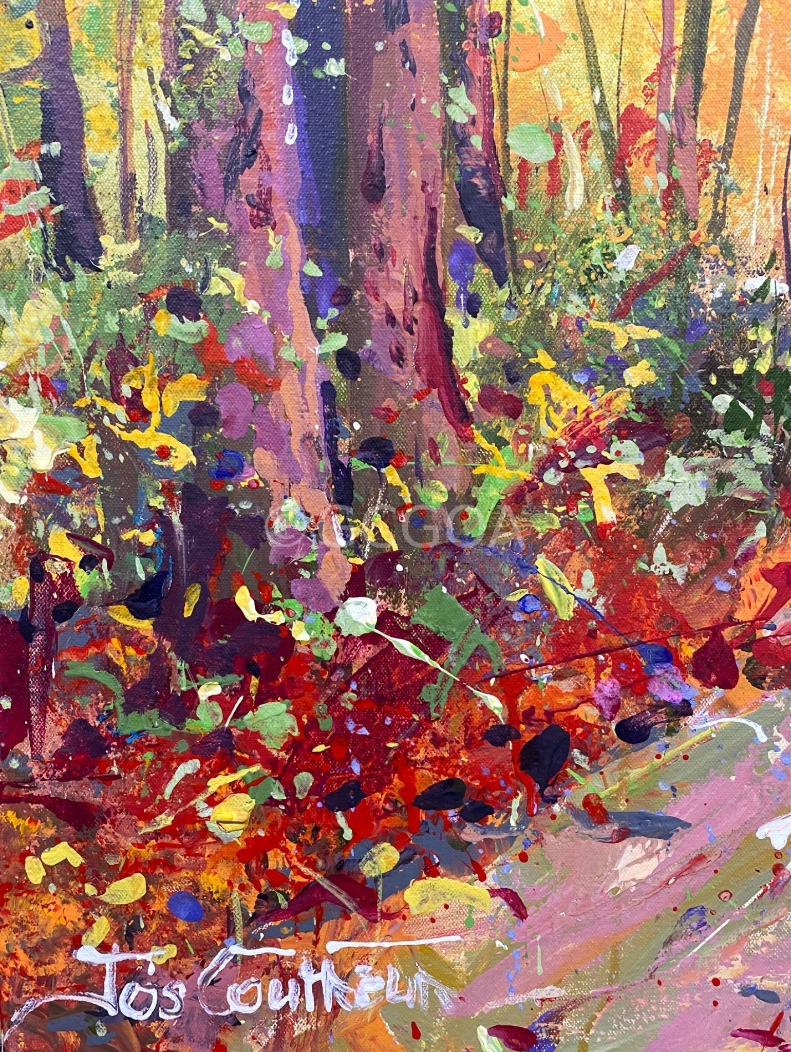 Road through the Forest 5 - Original Art - Gold Coast Gallery Of ArtJos Coufreur