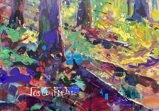 Road through the Forest 6 - Original Art - Gold Coast Gallery Of ArtJos Coufreur