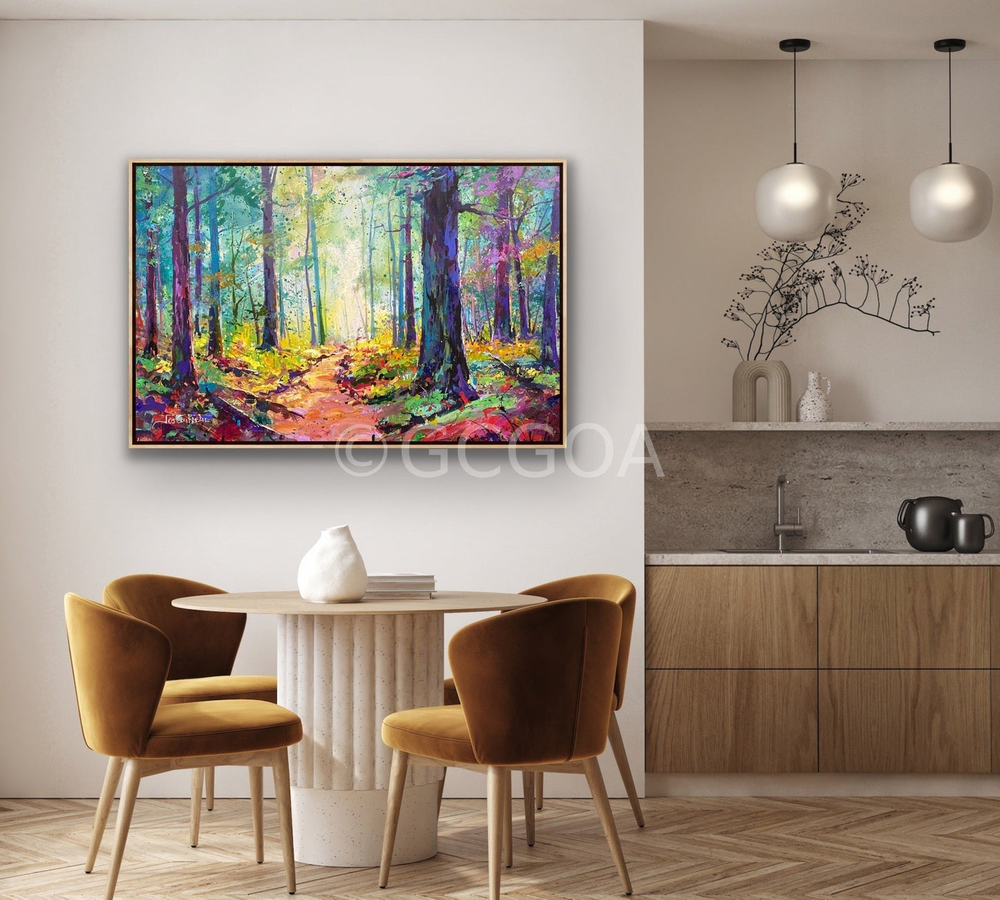 Road through the Forest 6 - Original Art - Gold Coast Gallery Of ArtJos Coufreur