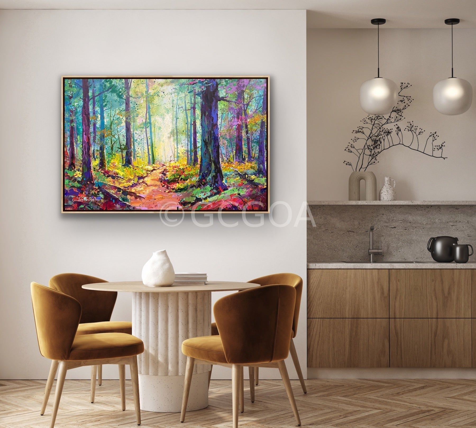 Road through the Forest 6 - Original Art - Gold Coast Gallery Of ArtJos Coufreur