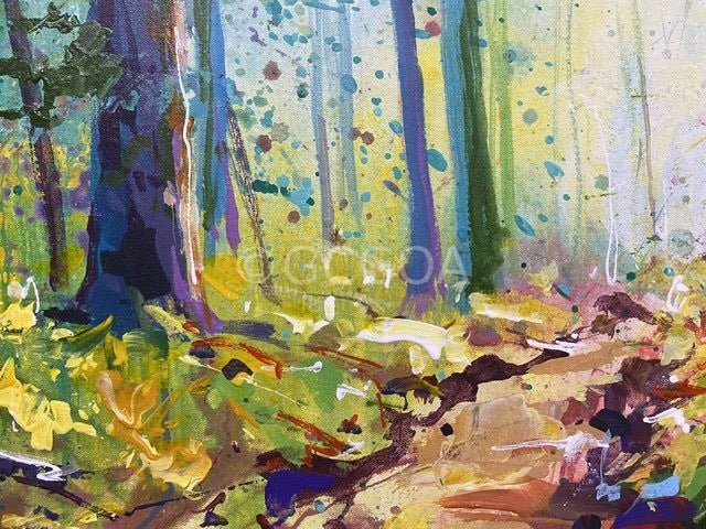 Road through the Forest 6 - Original Art - Gold Coast Gallery Of ArtJos Coufreur