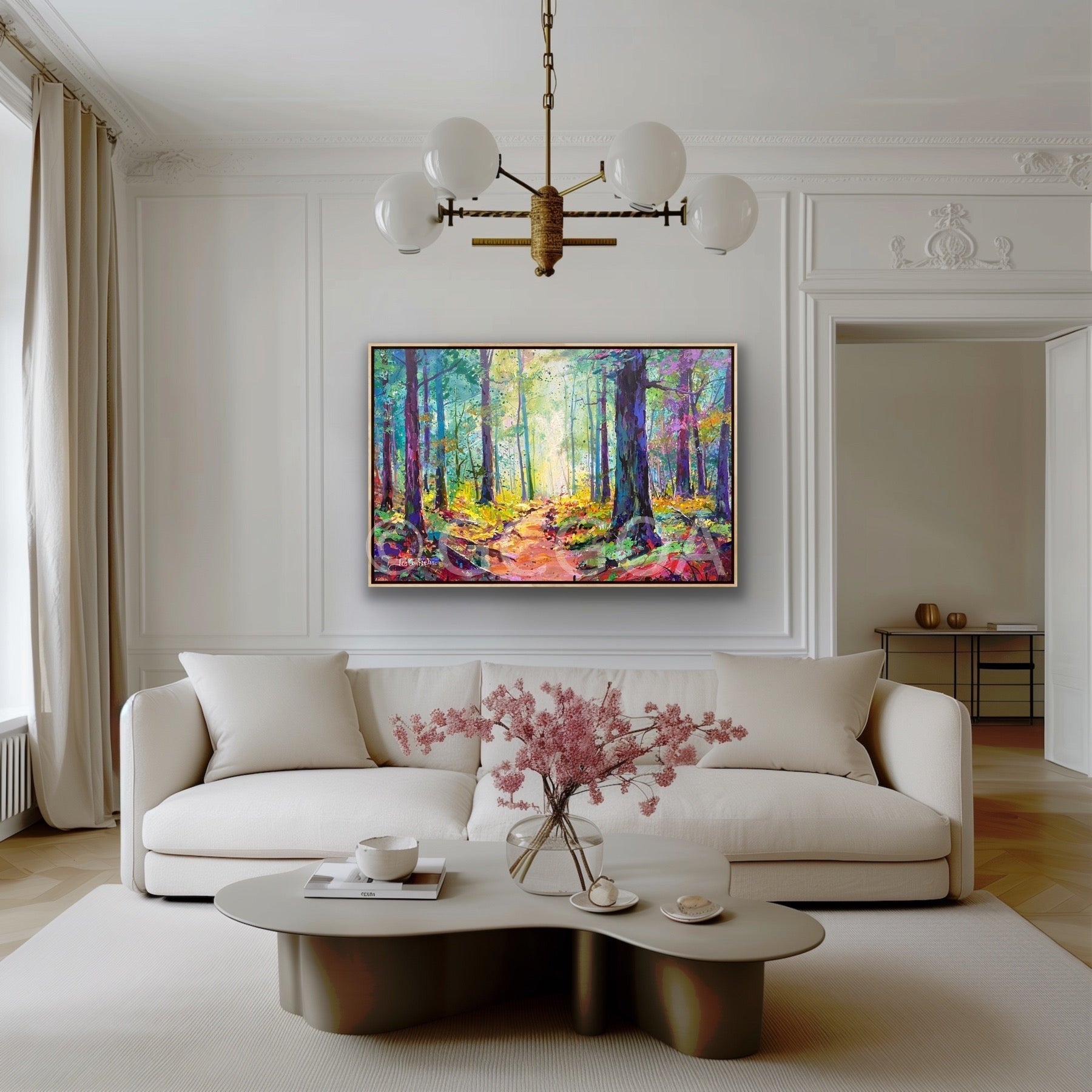 Road through the Forest 6 - Original Art - Gold Coast Gallery Of ArtJos Coufreur