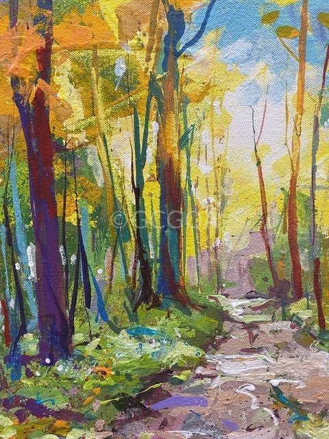 Road through the Forest 7 - Original Art - Gold Coast Gallery Of ArtJos Coufreur