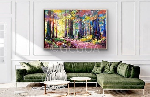 Road through the Forest 8 - Original Art - Gold Coast Gallery Of ArtJos Coufreur