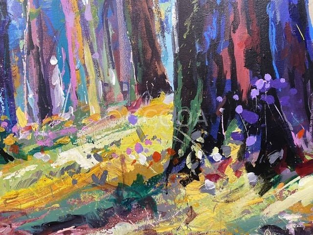 Road through the Forest 8 - Original Art - Gold Coast Gallery Of ArtJos Coufreur
