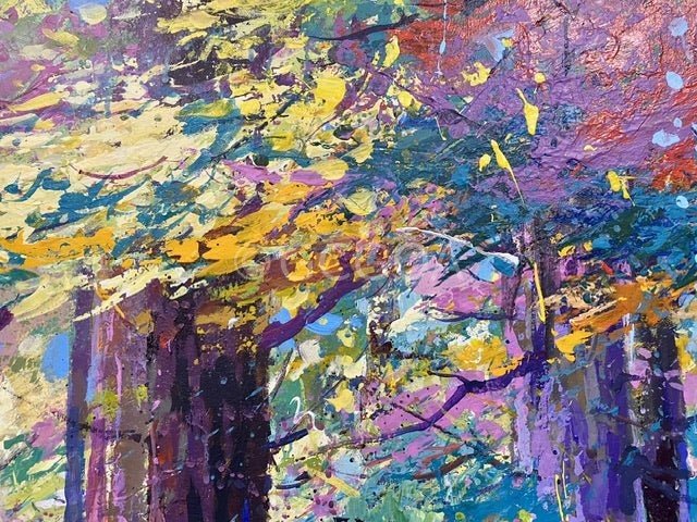 Road through the Forest 8 - Original Art - Gold Coast Gallery Of ArtJos Coufreur