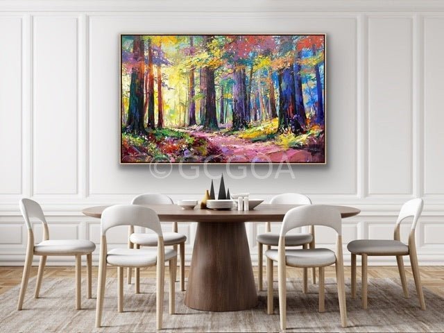 Road through the Forest 8 - Original Art - Gold Coast Gallery Of ArtJos Coufreur