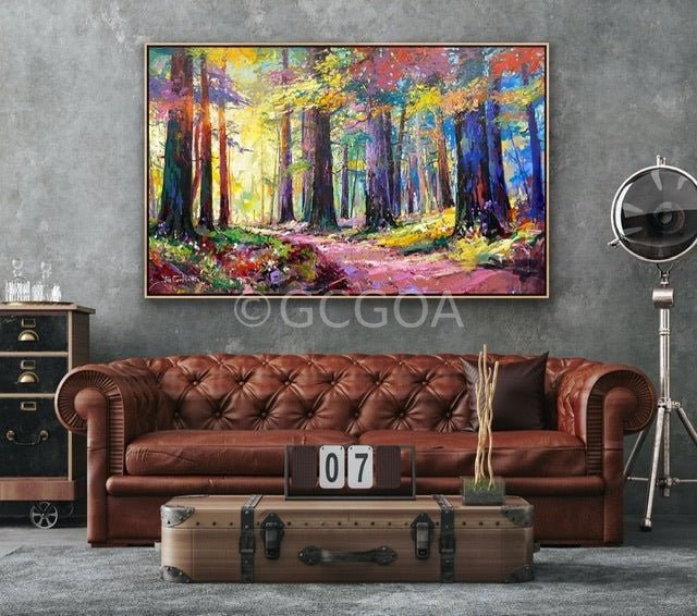 Road through the Forest 8 - Original Art - Gold Coast Gallery Of ArtJos Coufreur