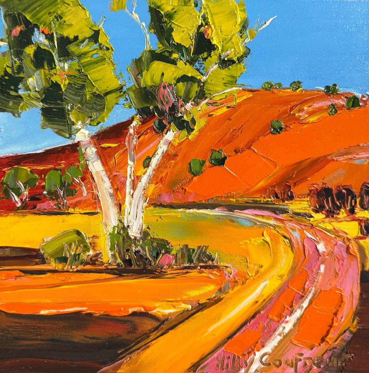 Road through the Outback - Gold Coast Gallery Of ArtHilly Coufreur