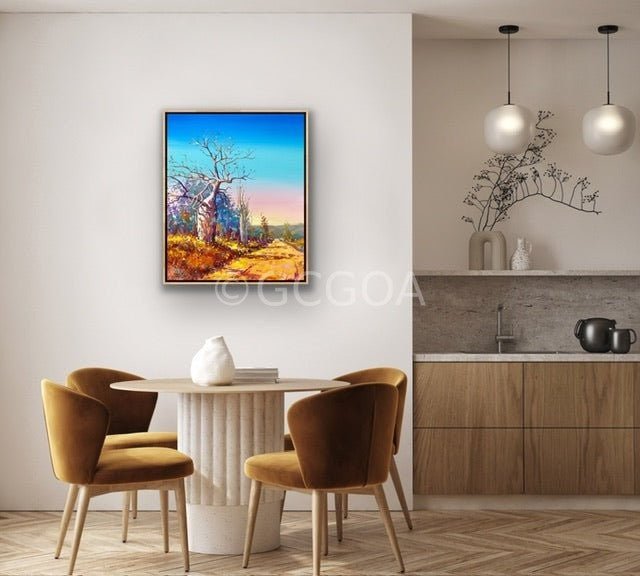 Road through the Outback 3 - Original Art - Gold Coast Gallery Of ArtJos Coufreur