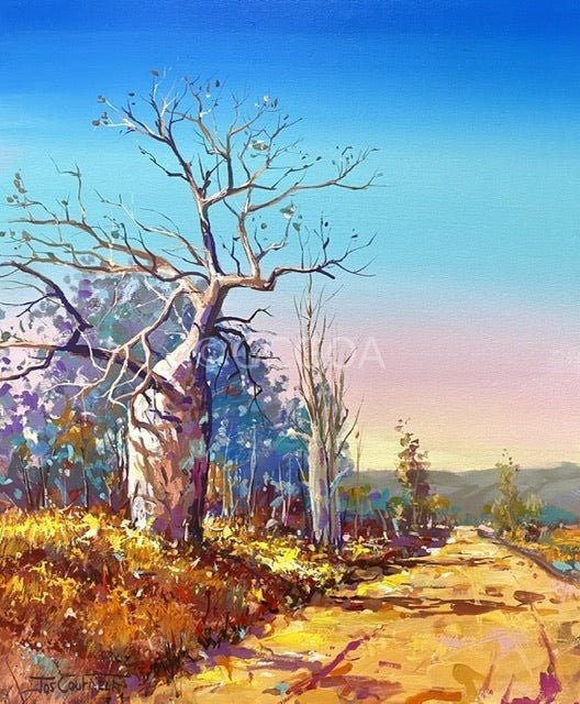 Road through the Outback 3 - Original Art - Gold Coast Gallery Of ArtJos Coufreur