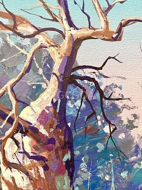 Road through the Outback 3 - Original Art - Gold Coast Gallery Of ArtJos Coufreur