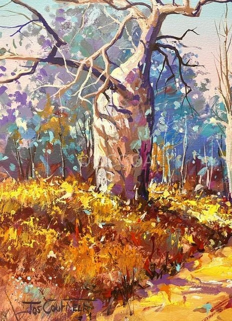 Road through the Outback 3 - Original Art - Gold Coast Gallery Of ArtJos Coufreur