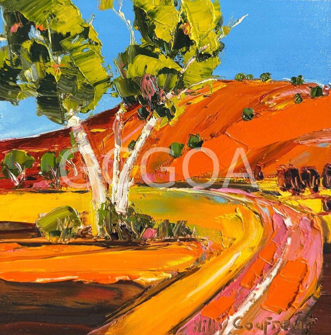 Road through the Outback - Gold Coast Gallery Of ArtHilly Coufreur