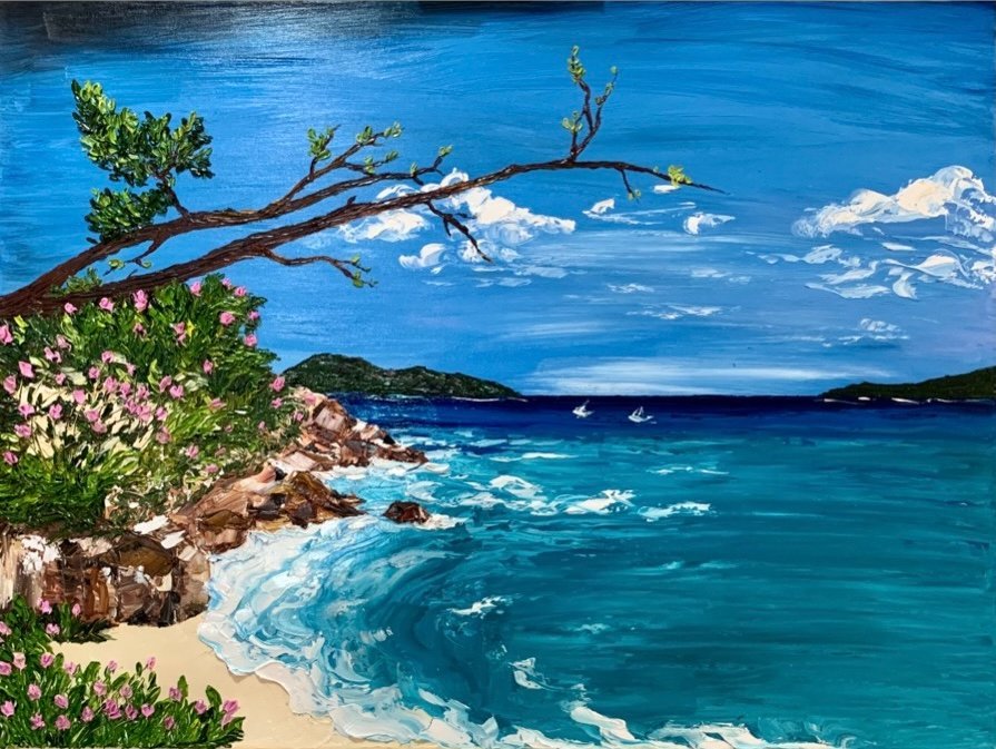 Rocky Edges - Gold Coast Gallery Of ArtAnjana Rai