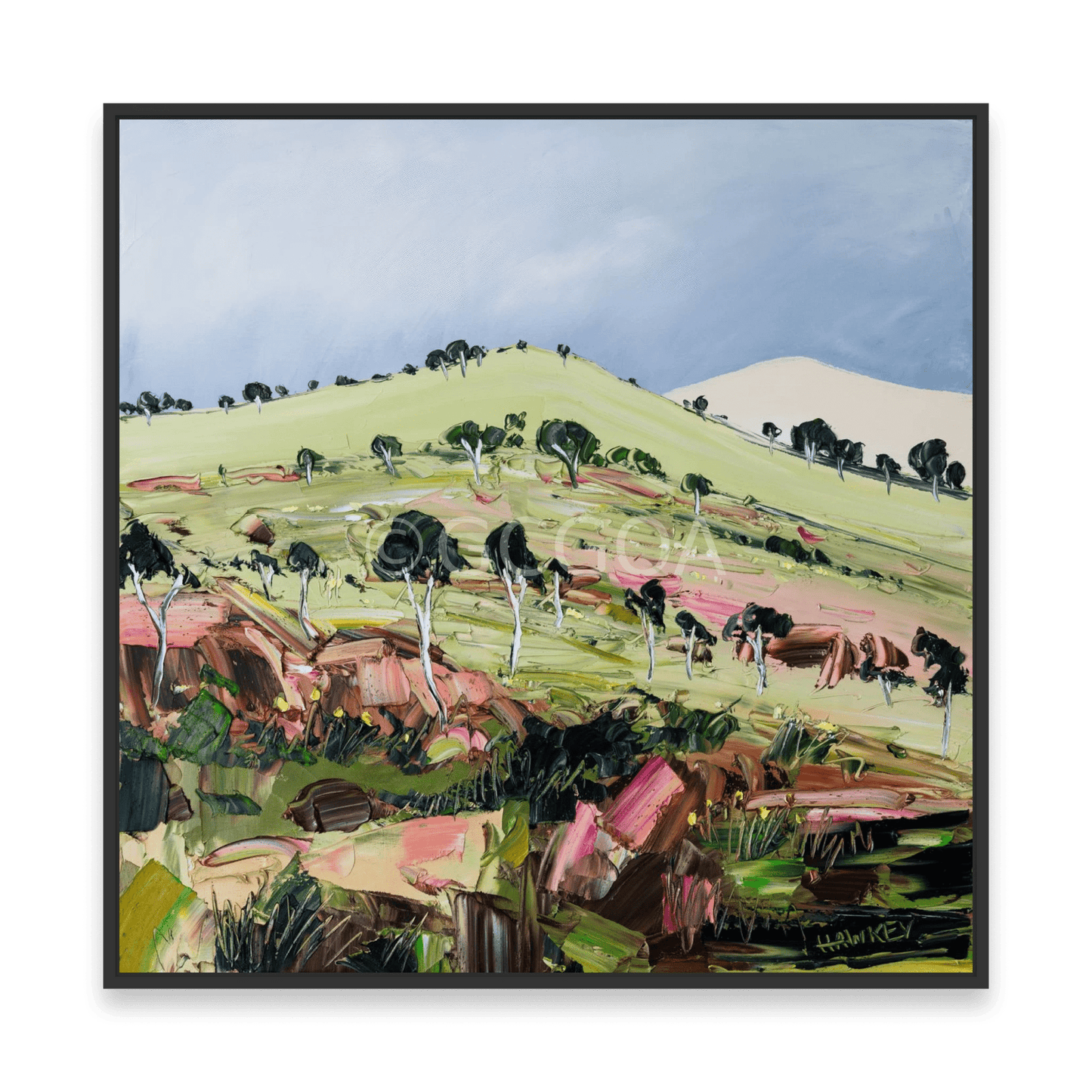 Rocky Hill - Fine Art Print - Gold Coast Gallery Of ArtAngela Hawkey