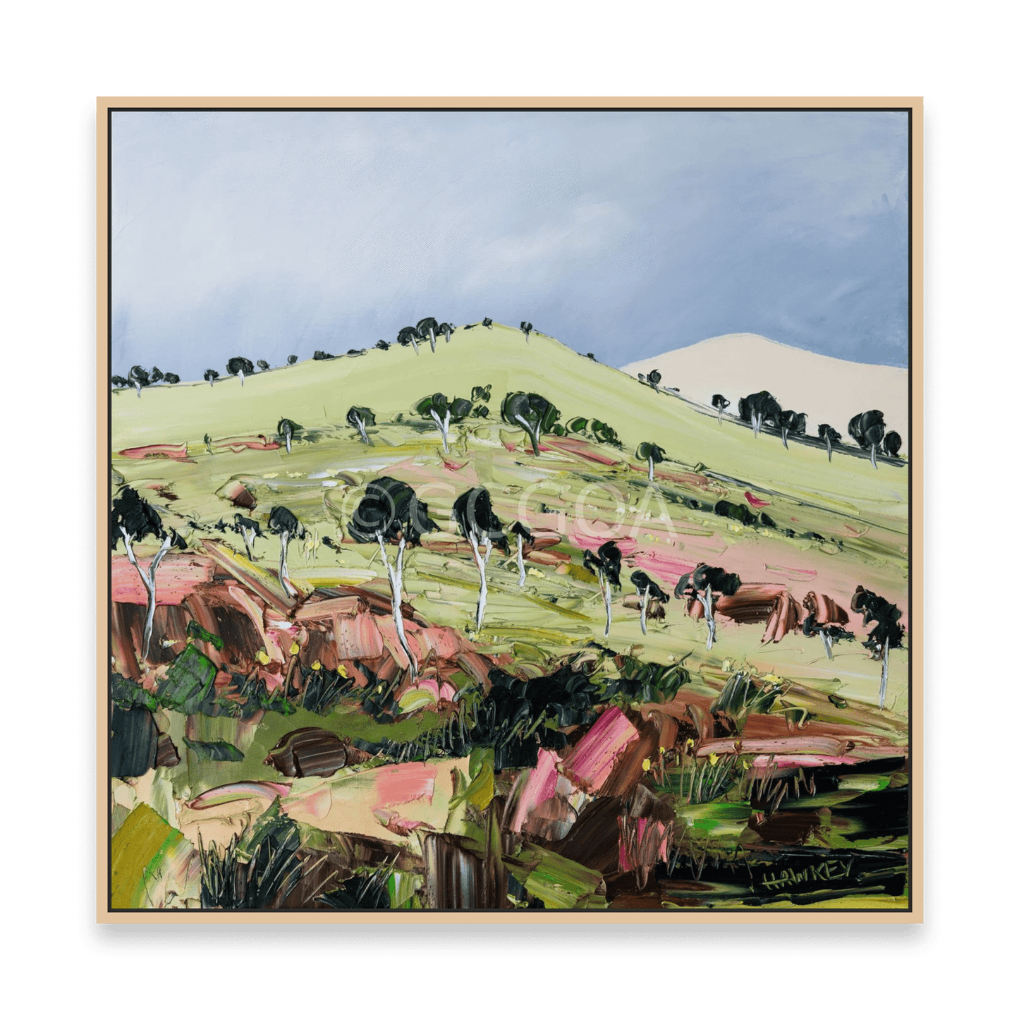 Rocky Hill - Fine Art Print - Gold Coast Gallery Of ArtAngela Hawkey