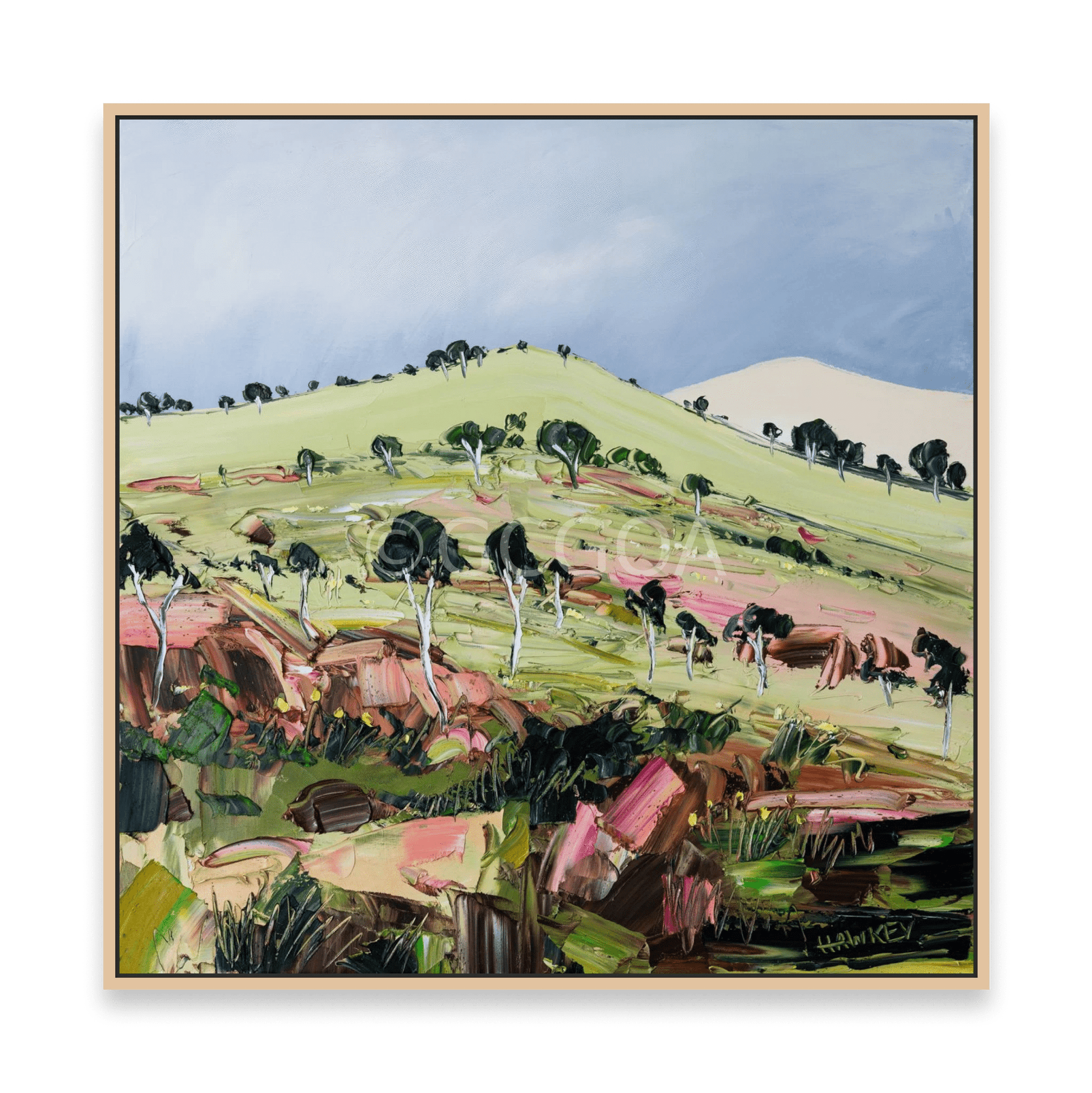Rocky Hill - Fine Art Print - Gold Coast Gallery Of ArtAngela Hawkey