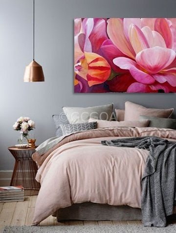 Rose burst- Original Art - Gold Coast Gallery Of ArtYvonne Wells