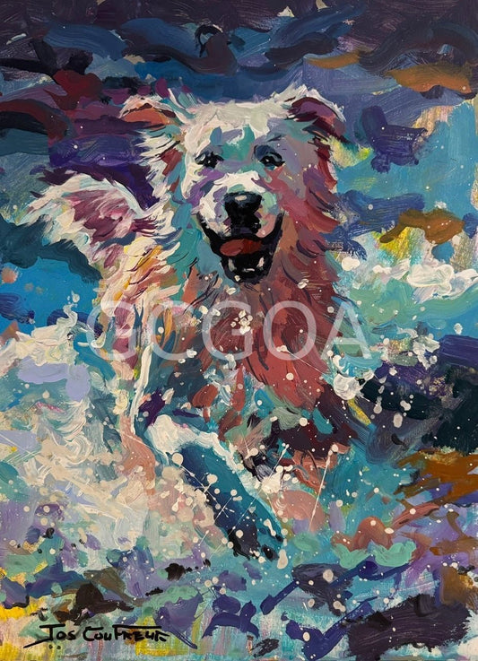 Running Dog 2 - Gold Coast Gallery Of ArtJos Coufreur