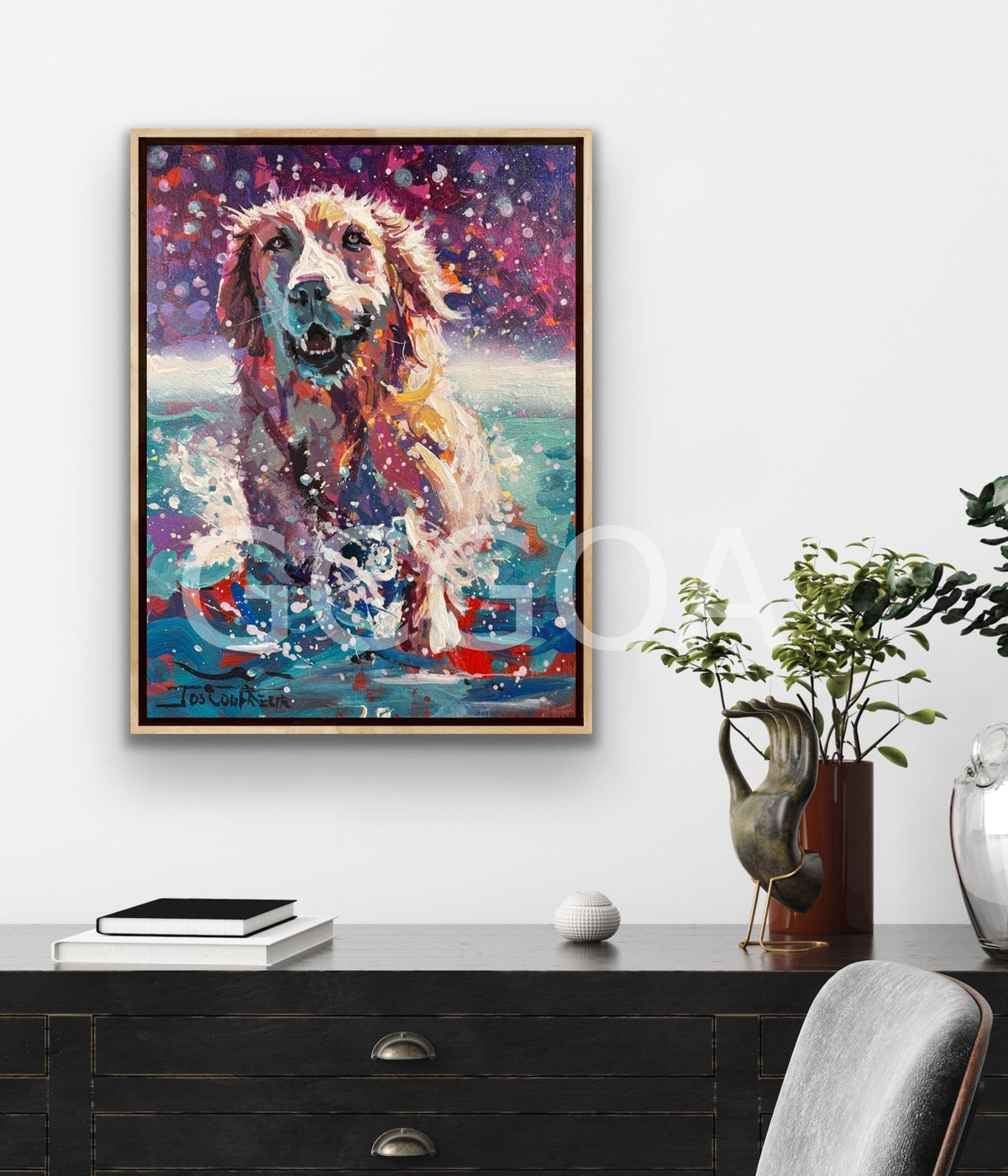 Running Dog - Gold Coast Gallery Of ArtJos Coufreur