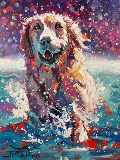 Running Dog - Gold Coast Gallery Of ArtJos Coufreur