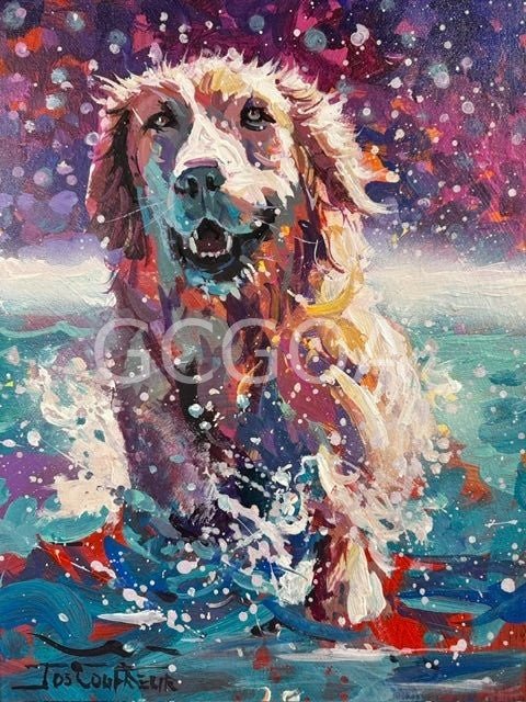 Running Dog - Gold Coast Gallery Of ArtJos Coufreur