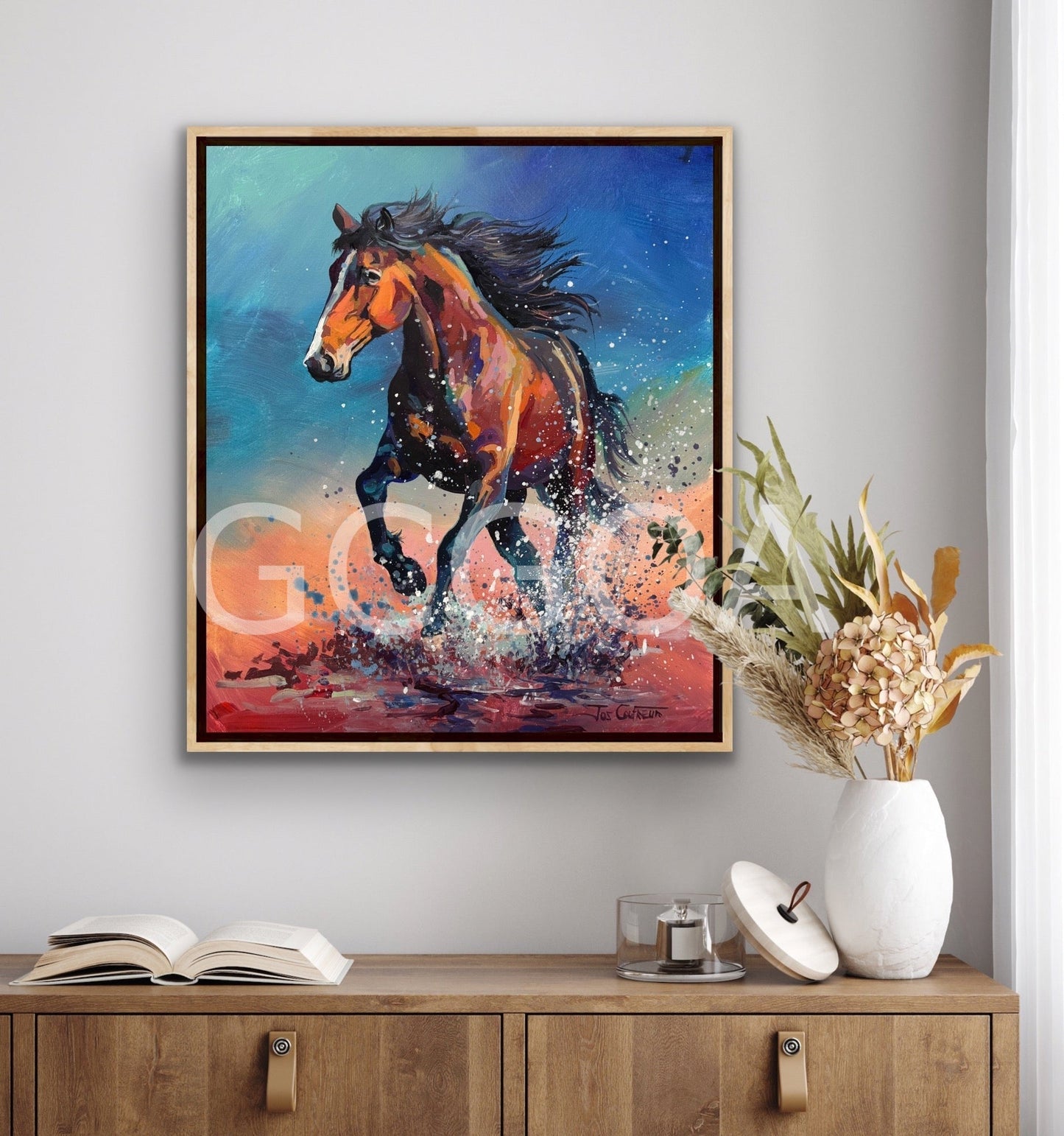 Running Horse 2 - Gold Coast Gallery Of ArtJos Coufreur
