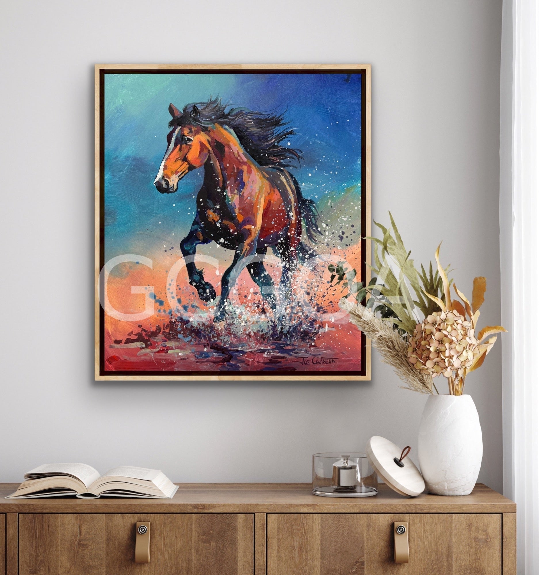 Running Horse 2 - Gold Coast Gallery Of ArtJos Coufreur