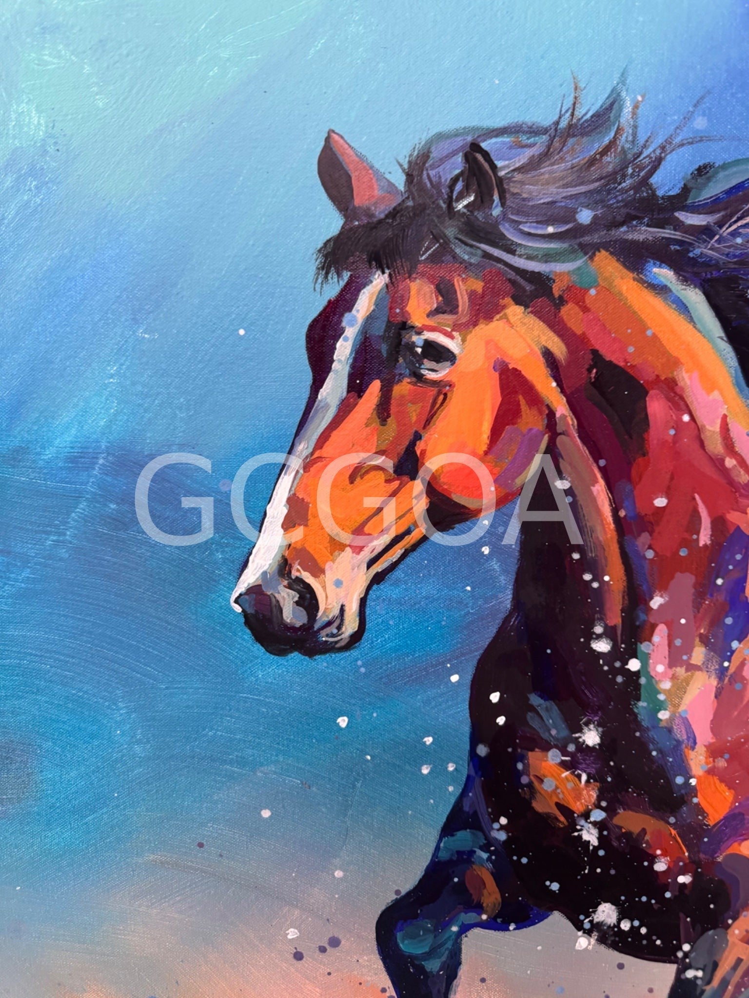 Running Horse 2 - Gold Coast Gallery Of ArtJos Coufreur