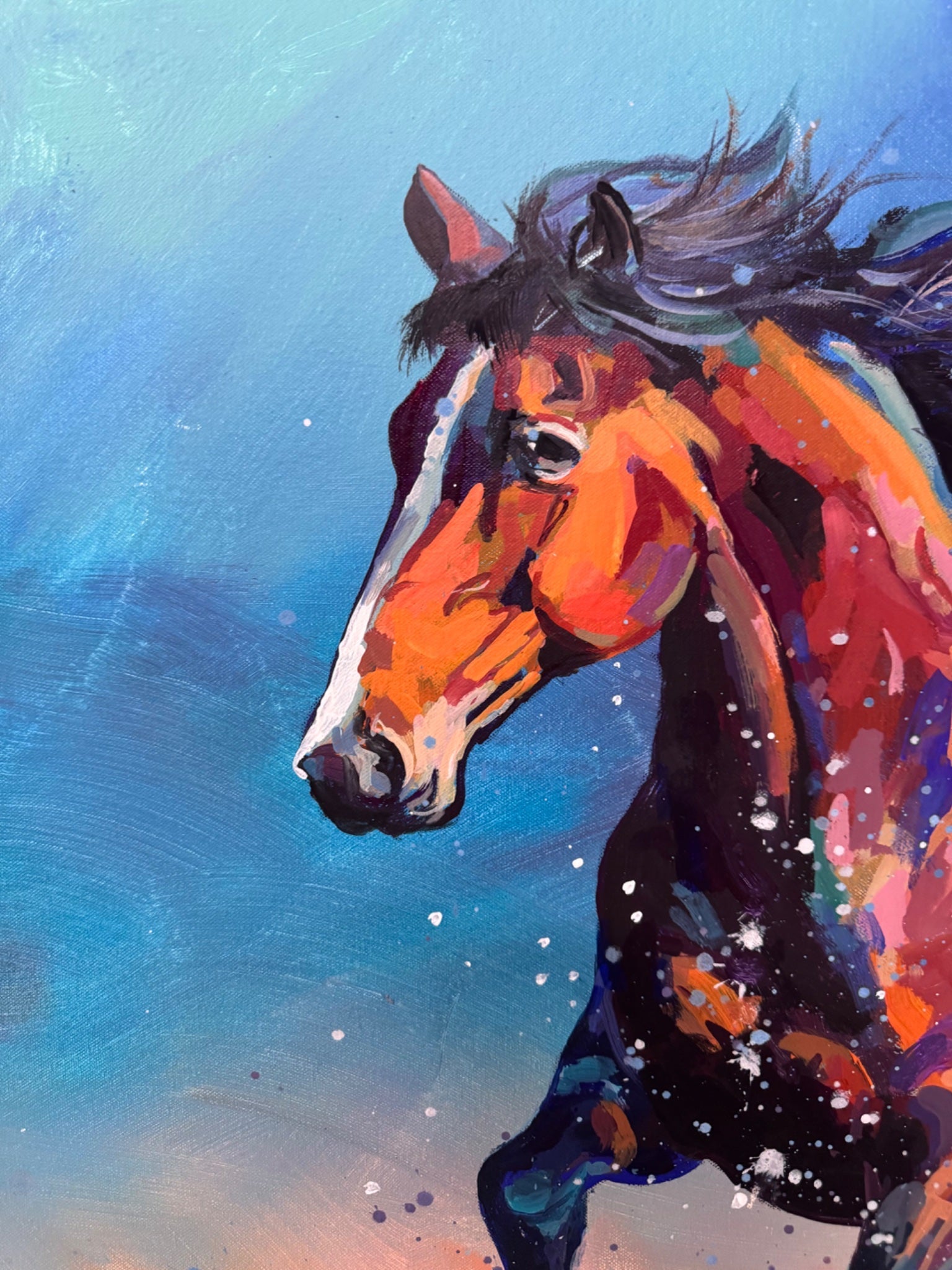 Running Horse 2 - Gold Coast Gallery Of ArtJos Coufreur