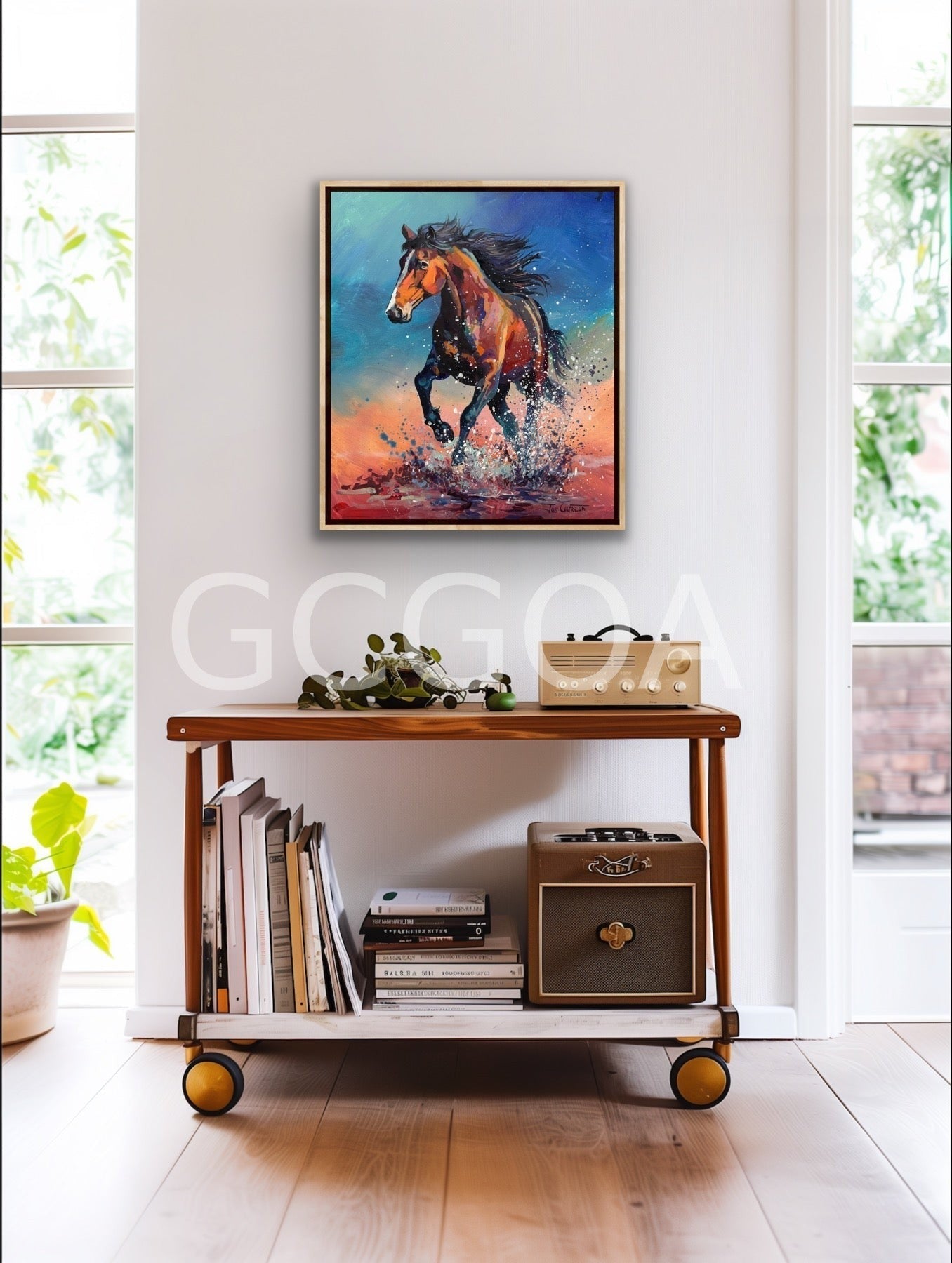 Running Horse 2 - Gold Coast Gallery Of ArtJos Coufreur