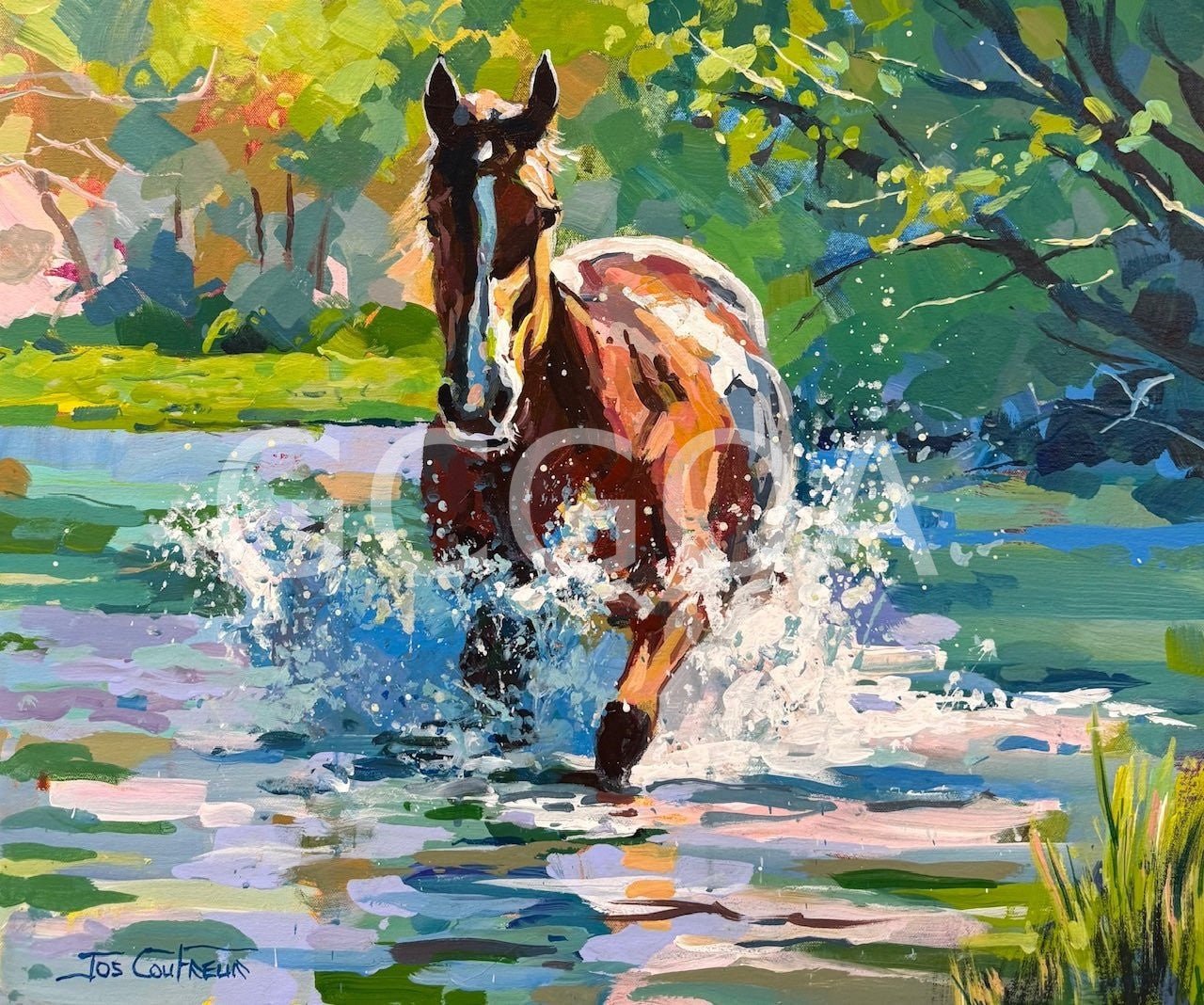 Running Horse - Gold Coast Gallery Of ArtJos Coufreur