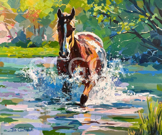 Running Horse - Gold Coast Gallery Of ArtJos Coufreur