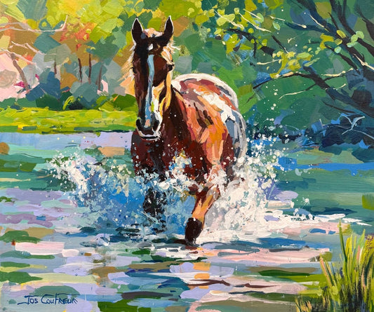 Running Horse - Gold Coast Gallery Of ArtJos Coufreur