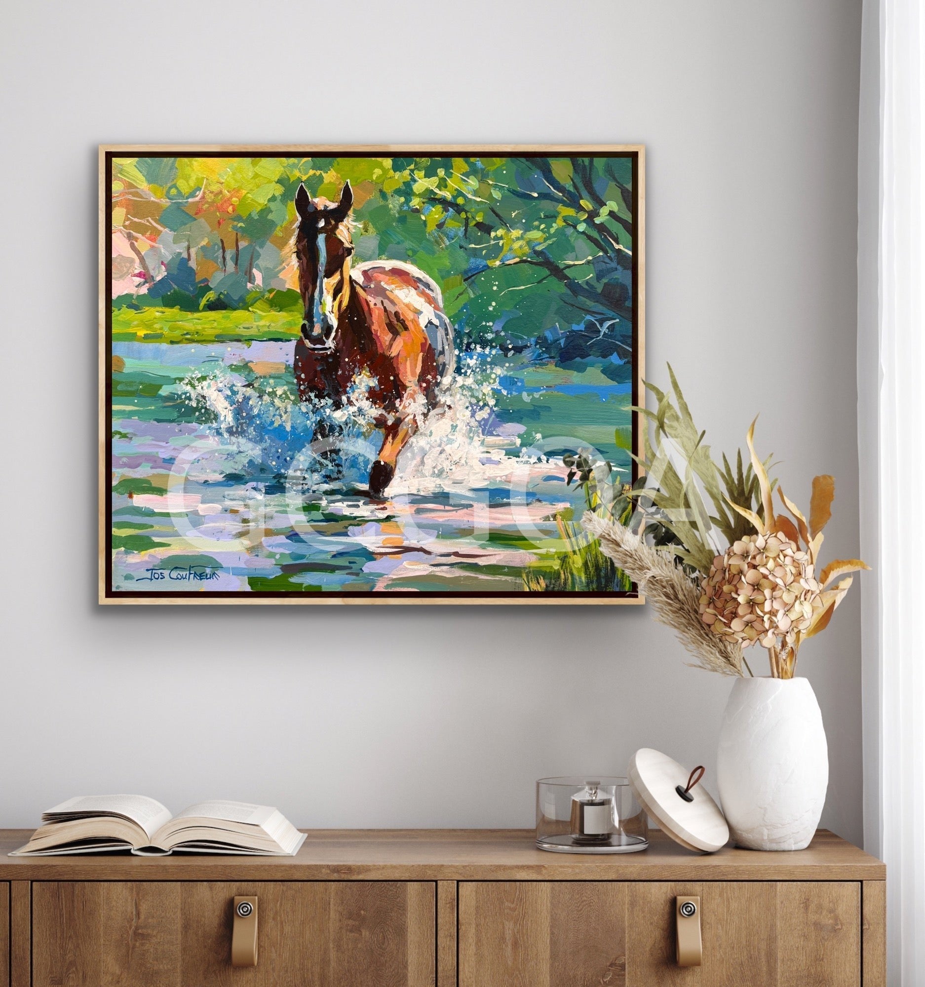 Running Horse - Gold Coast Gallery Of ArtJos Coufreur
