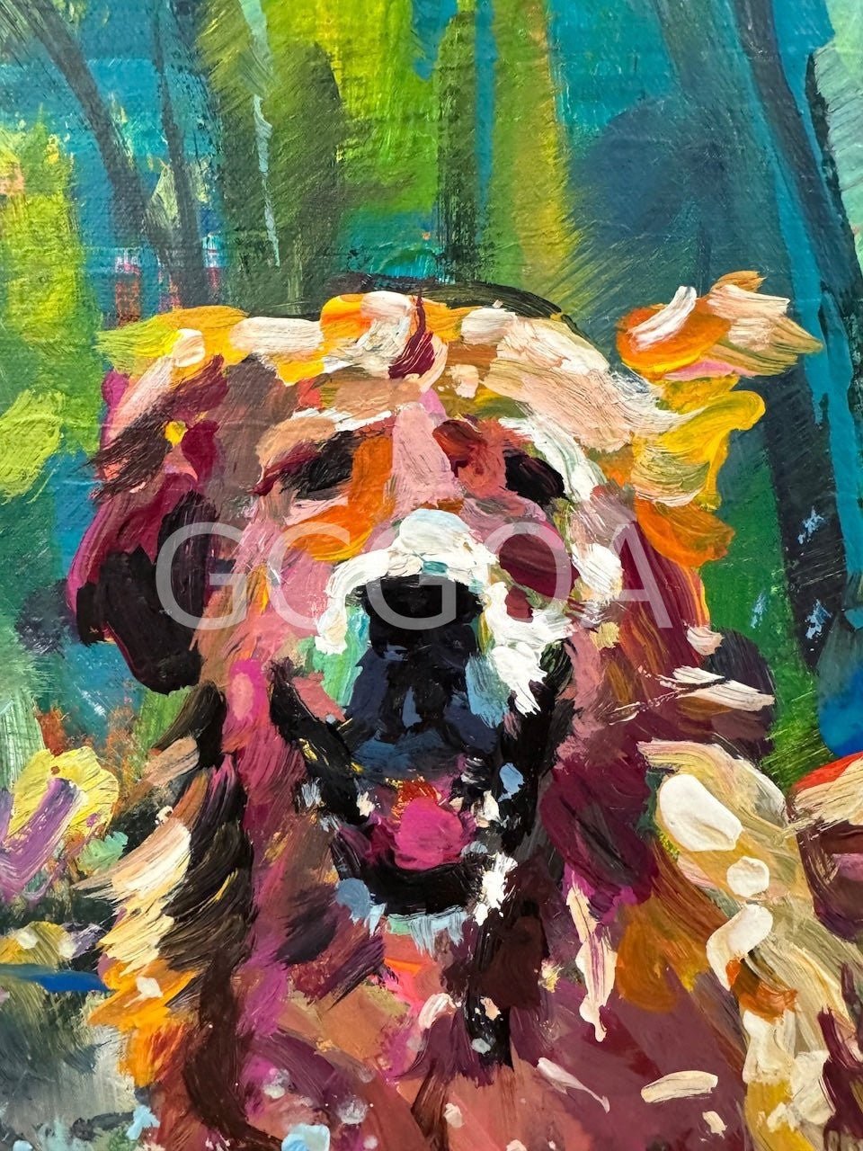 Running Retriever Dog - Gold Coast Gallery Of ArtJos Coufreur
