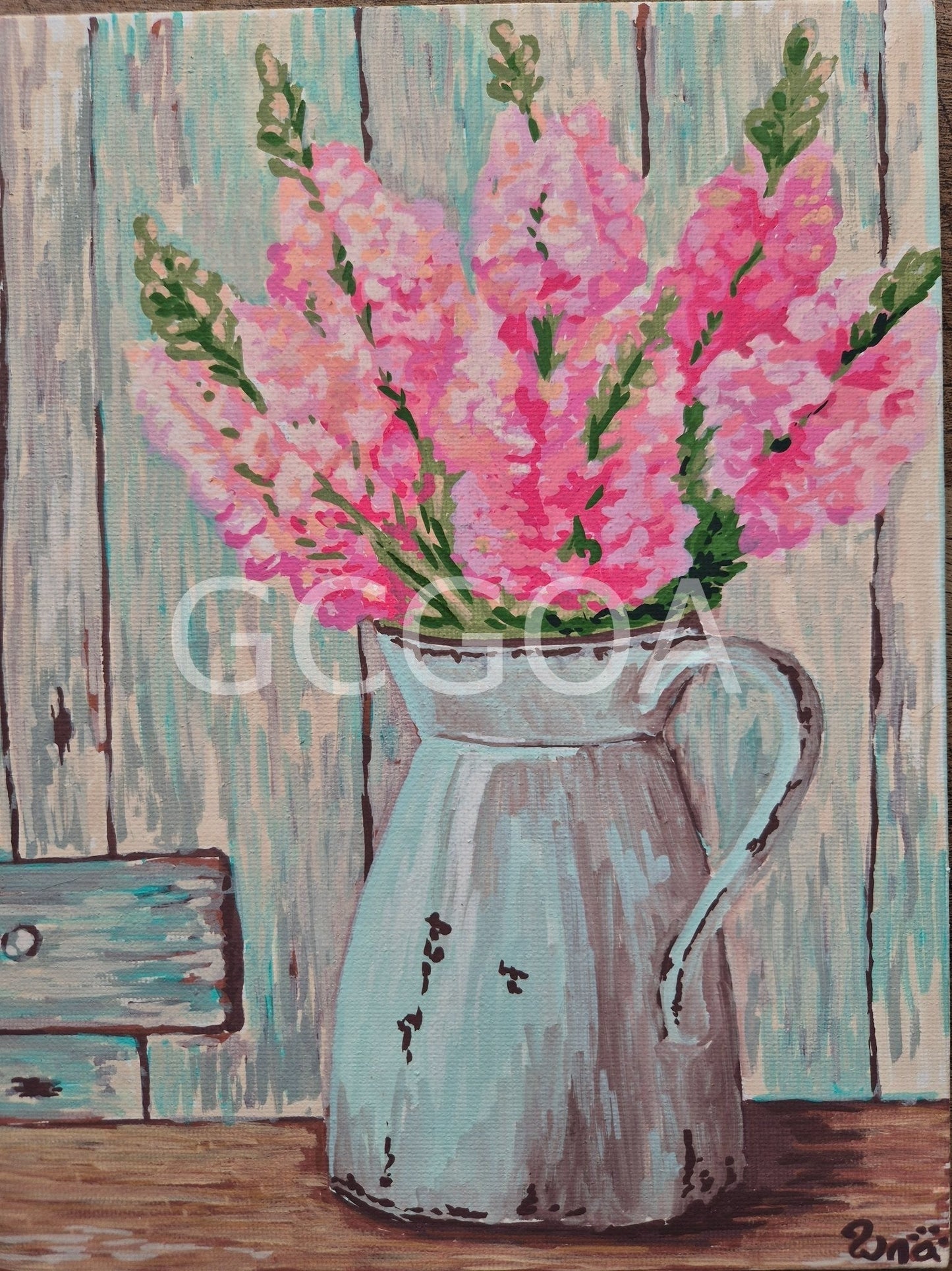 Rustic Pink - Gold Coast Gallery Of ArtRenae Hall