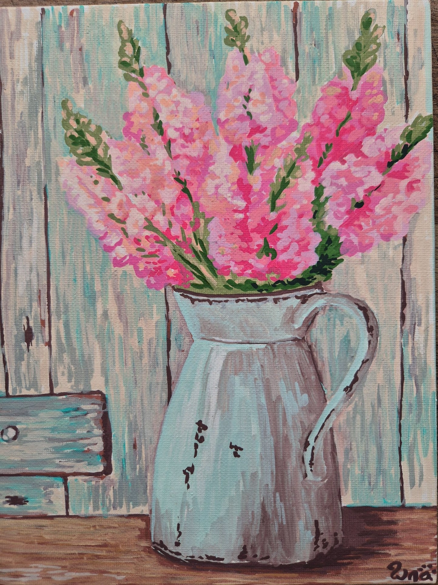 Rustic Pink - Gold Coast Gallery Of ArtRenae Hall