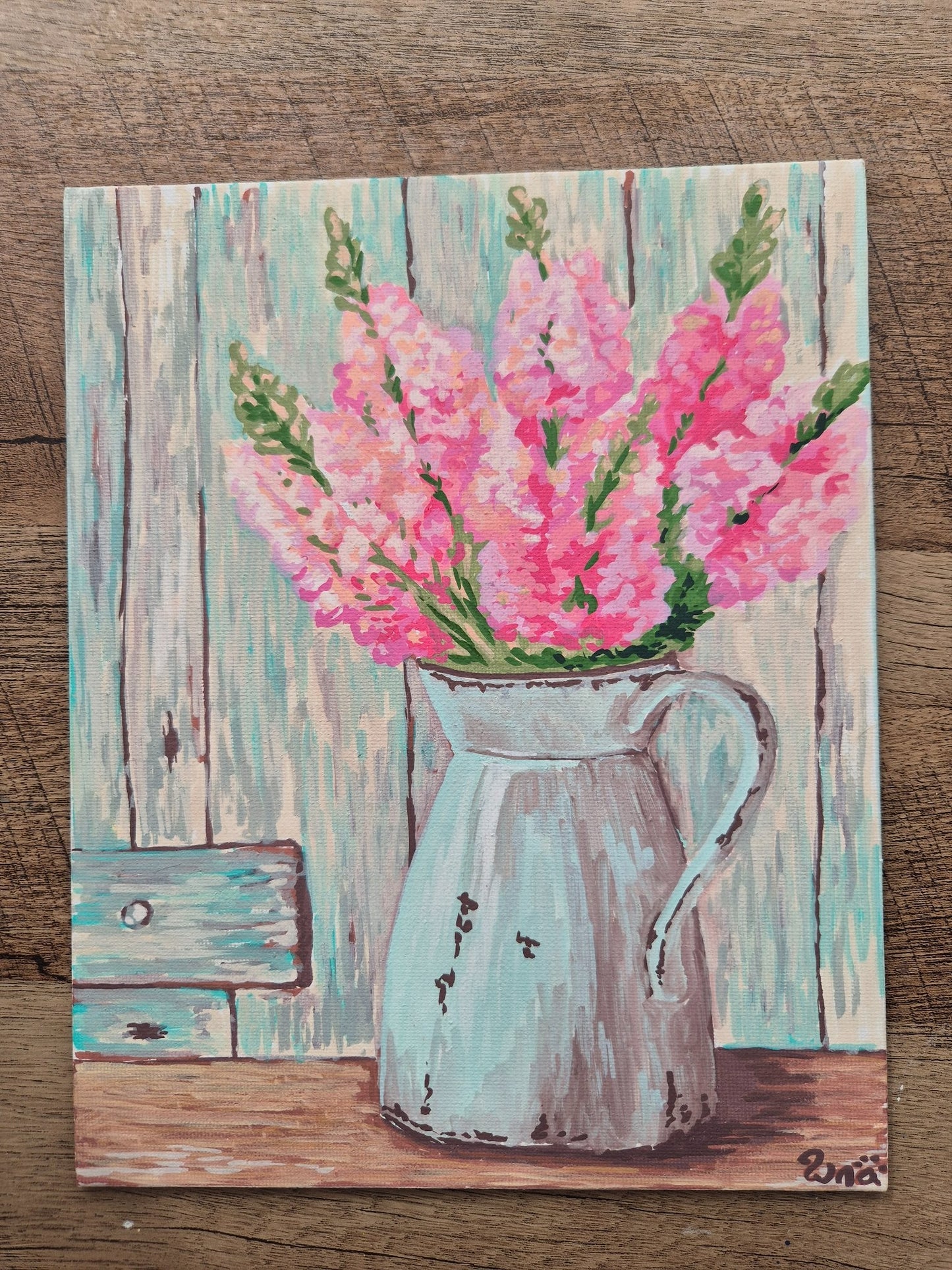 Rustic Pink - Gold Coast Gallery Of ArtRenae Hall